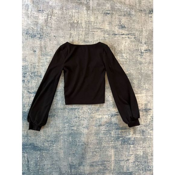 Lucyswhims The Drop Square Neck Balloon Sleeve Top XS - Picture 3 of 6